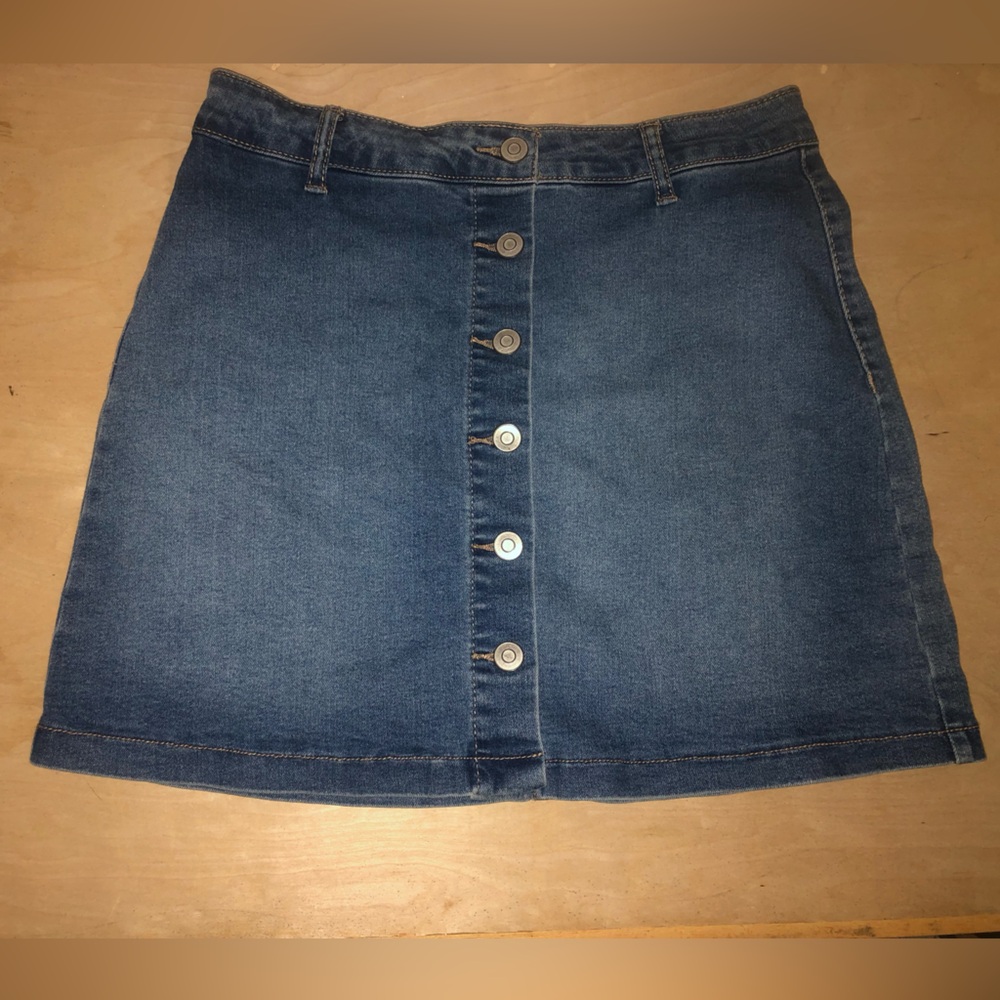 Celebrity Pink Denim Skirt